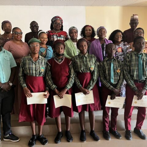 Winning Team with some proud teachers at the NDA Staff Secondary School Kaduna